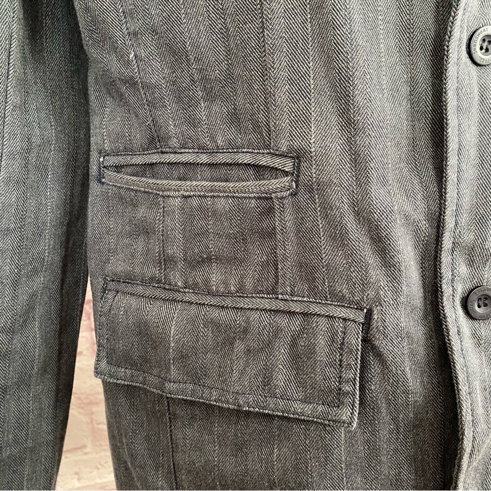 Plugg Men's Y2K Vintage Denim Sports Coat Jacket - Picture 6 of 10